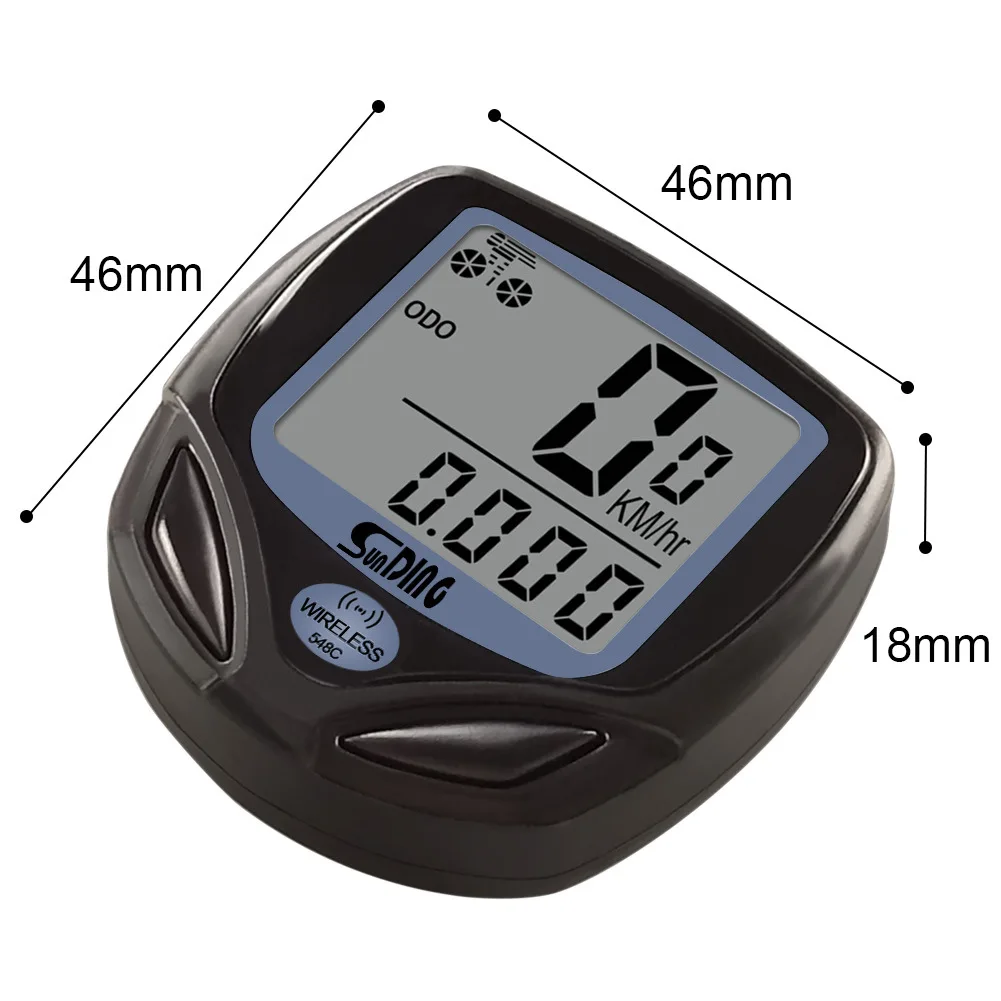 Drahtloser Fahrradcomputer, wasserdichter Magnetsensor, Fahrradtacho – Immagine 5