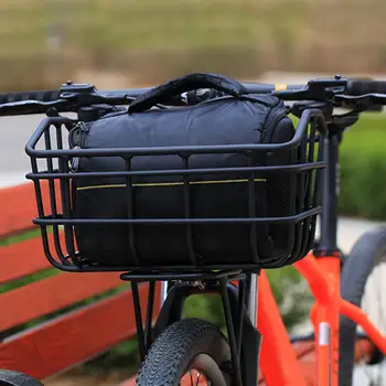 Fahrradkorb vorne Lenkerkorb langlebig Eisendraht Korb Fahrrad Aufbewahrungsbox Roller Metallkorb organisieren