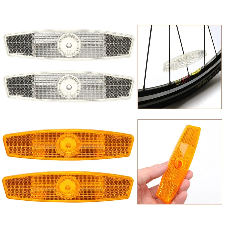 Rennrad Warnung Speichen Sicherheit Reflektor Licht MTB Fahrrad Felge Reflektierende Clip Reflektor Licht