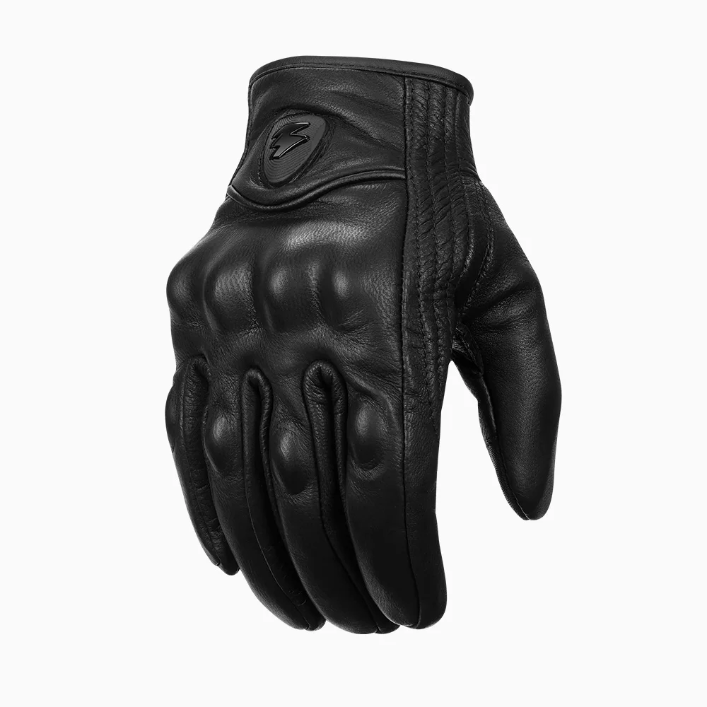 neue Motorradhandschuhe für Herren und Damen, Touchscreen, Moto-Leder, Carbon, Radfahren