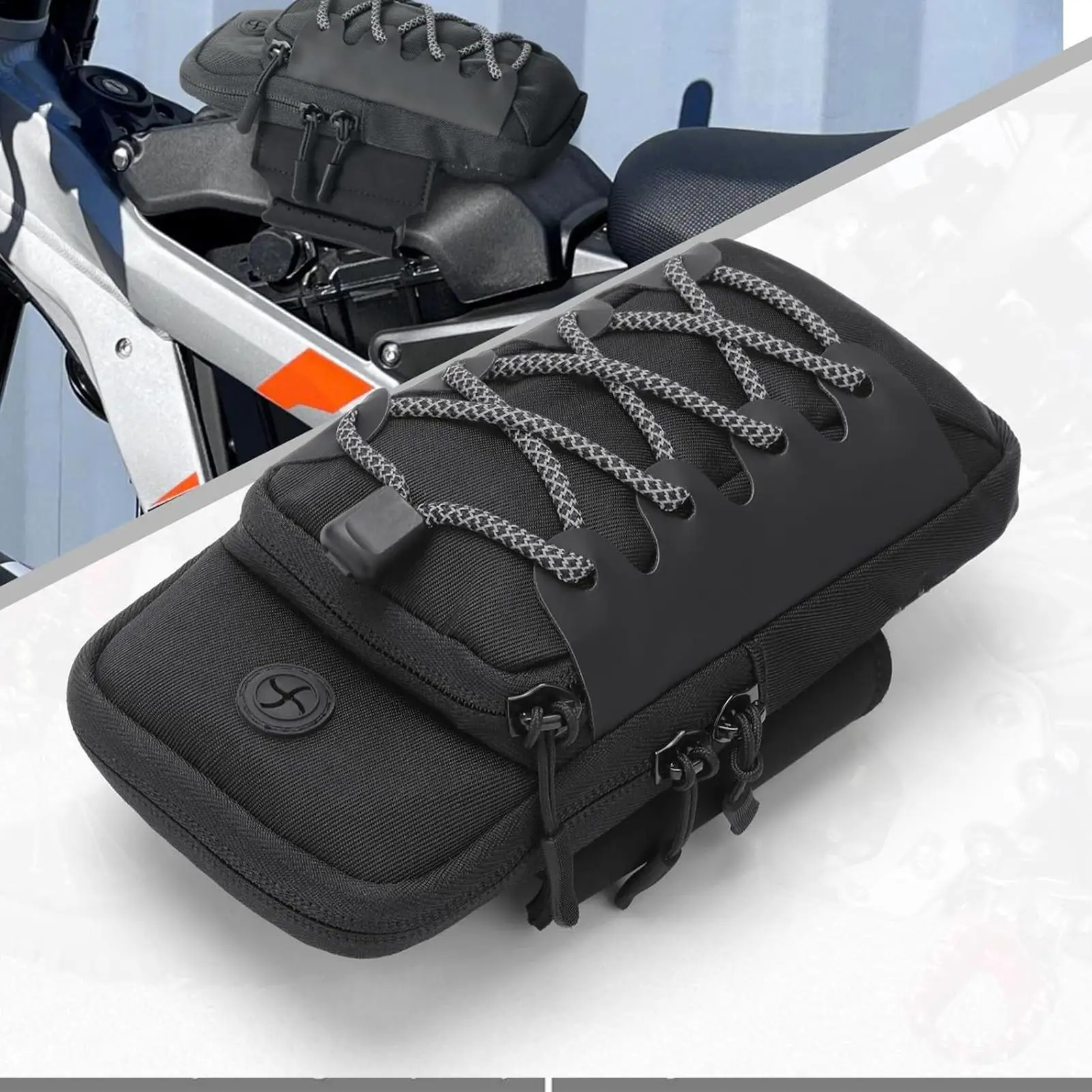 Fahrrad-Lenkertasche Fahrradtaschen Rahmentasche Multifunktionale – Bild 5