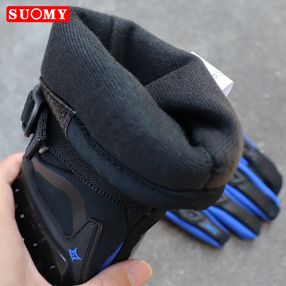 Ankunft Winter Motorrad Handschuhe Winddicht Wasserdicht Guantes Moto – Bild 5