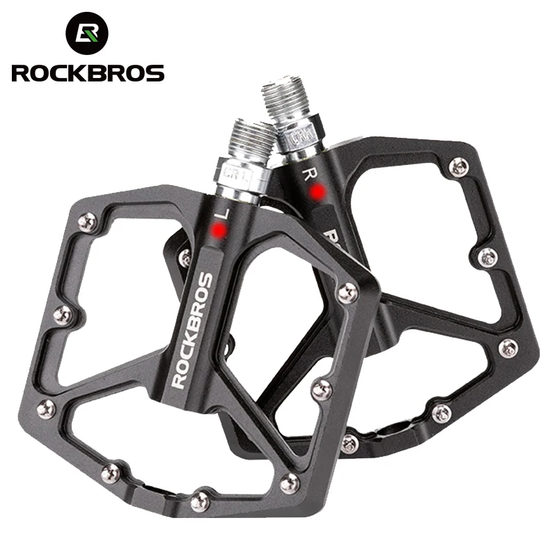 ROCKBROS MTB Radfahren Ultraleicht Pedal Fahrrad Versiegelt DU Lager Pedale Aluminium Legierung CRMO