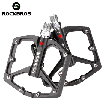 ROCKBROS MTB Radfahren Ultraleicht Pedal Fahrrad Versiegelt DU Lager Pedale Aluminium Legierung CRMO