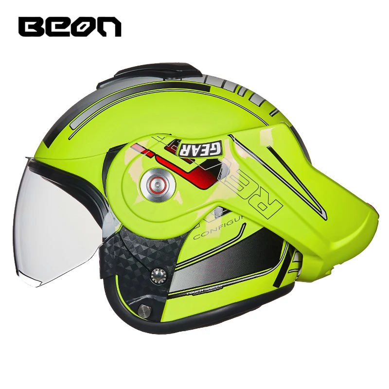 BEON Neuer Klappbarer Motorradhelm Modularer Open-Face – Bild 5