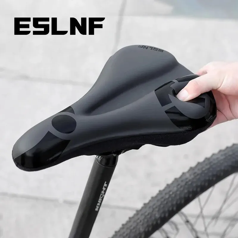 ESLNF Gel Soft Bike Anti-Rutsch-wasserdichter Sattelbezug Kissen gepolstert Sport Fahrrad Outdoor Stoßdämpfung