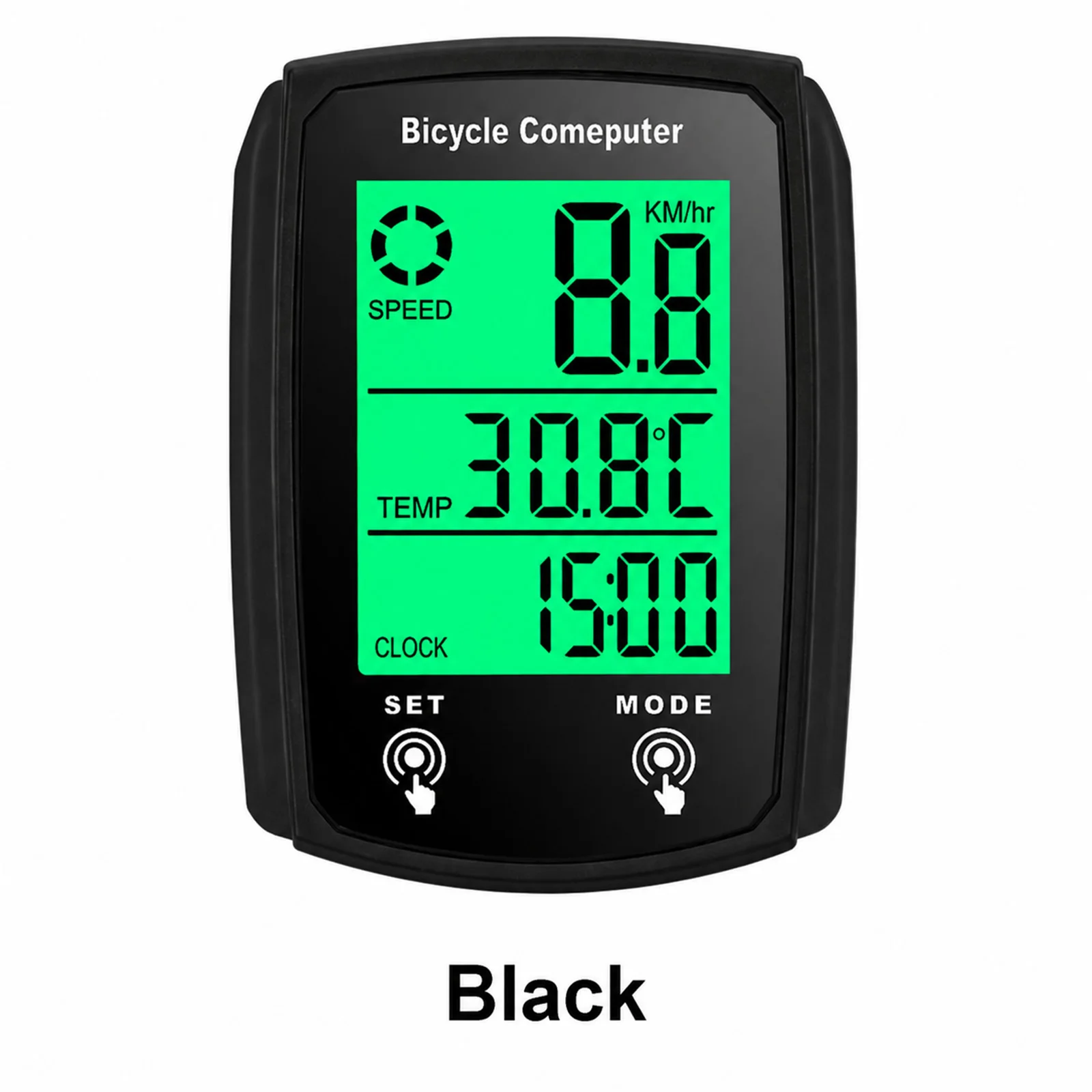 Fahrradcomputer LCD Digitaler Kabelgebundener Fahrradcomputer Tachometer Fahrrad-Geschwindigkeitsmesser