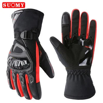 Ankunft Winter Motorrad Handschuhe Winddicht Wasserdicht Guantes Moto Männer Motorrad Reiten Handschuhe