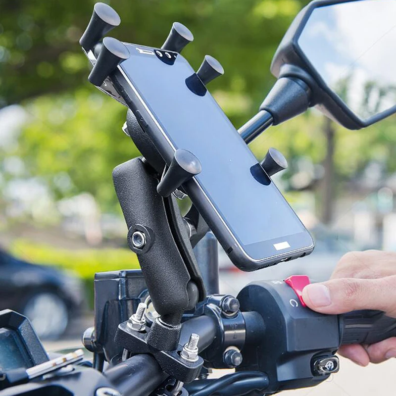 Fahrrad Motorrad Telefon halterung 360 ° drehbare Motorrad Lenker – Image 6