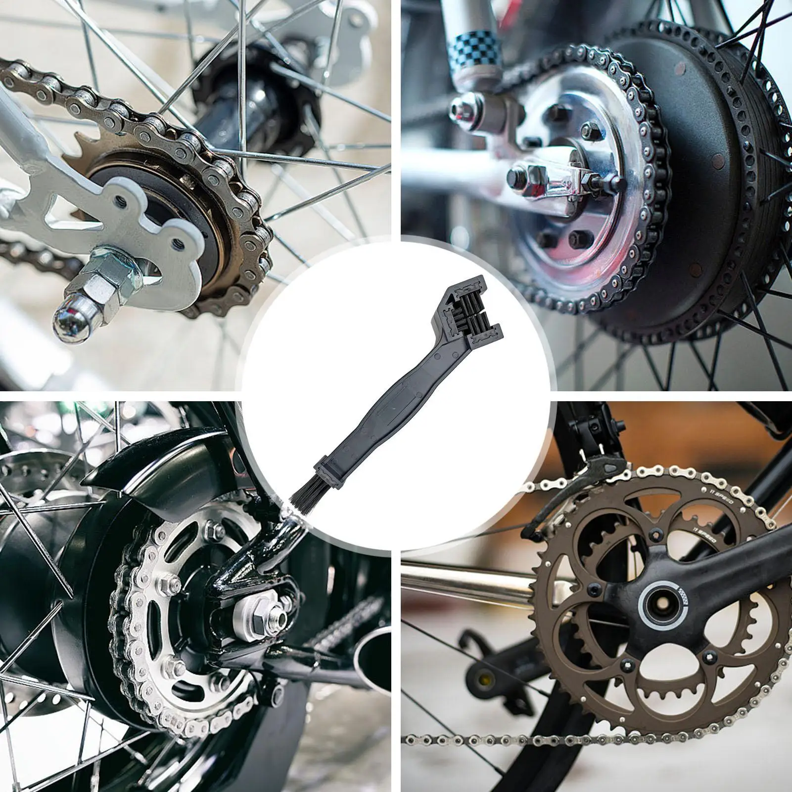 Motorrad-Kettenreinigungsbürste Praktische – Immagine 5