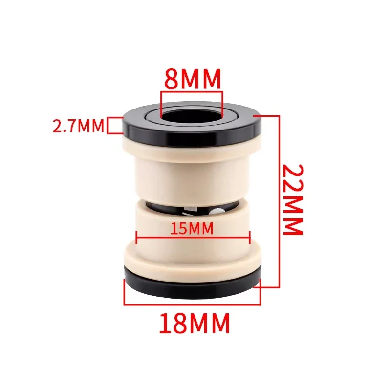 MTB Hintere Stoßdämpfer Buchse 22 24 25 30 32 44 50 52 54 68mm Fahrrad Hinterradaufhängung Stoßdämpfer DU