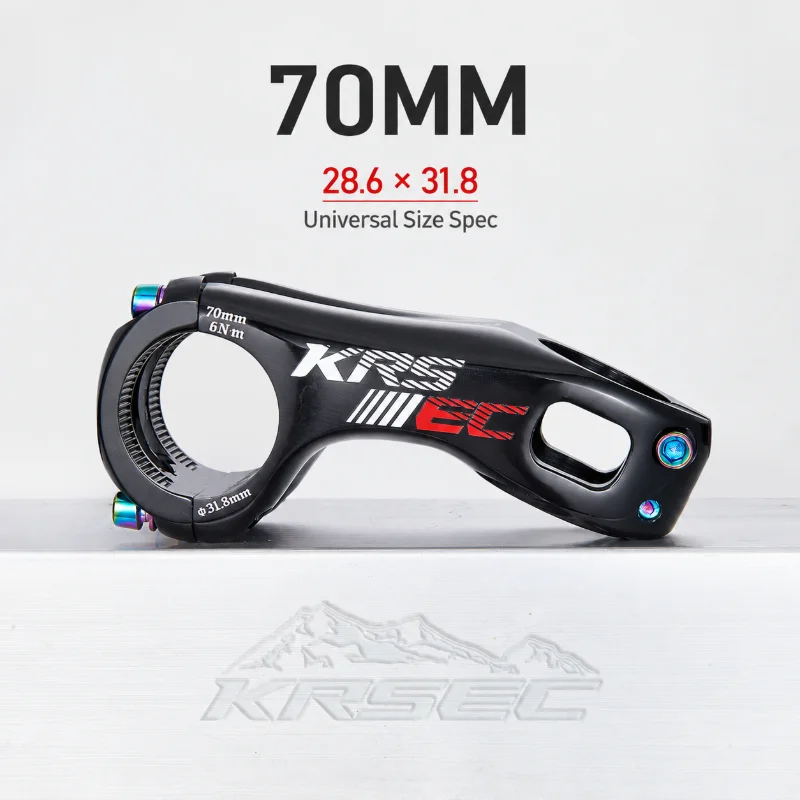 MTB Fahrrad-Vorbau 3D-Geschmiedete Aluminiumlegierung Negativ 20 Grad 70 80 90 100mm 31,8 Lenker-Vorbau für AM
