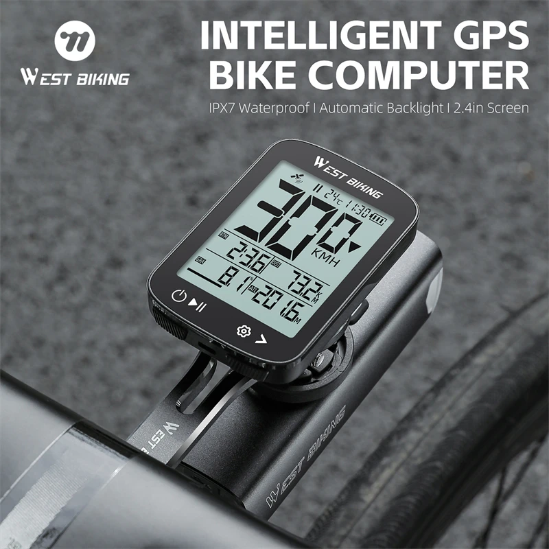 WEST RADFAHREN GPS Fahrrad Tachometer Drahtlose Fahrrad Computer MTB – Image 6
