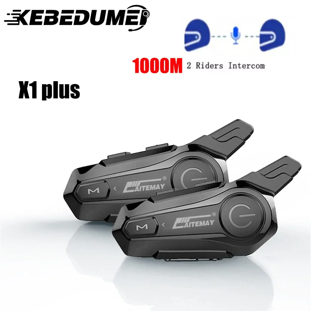 Bluetooth Motorrad Helm Intercom Headset Für 2 Fahrer 800M Drahtlose Motorrad Sprech Lautsprecher Walkie