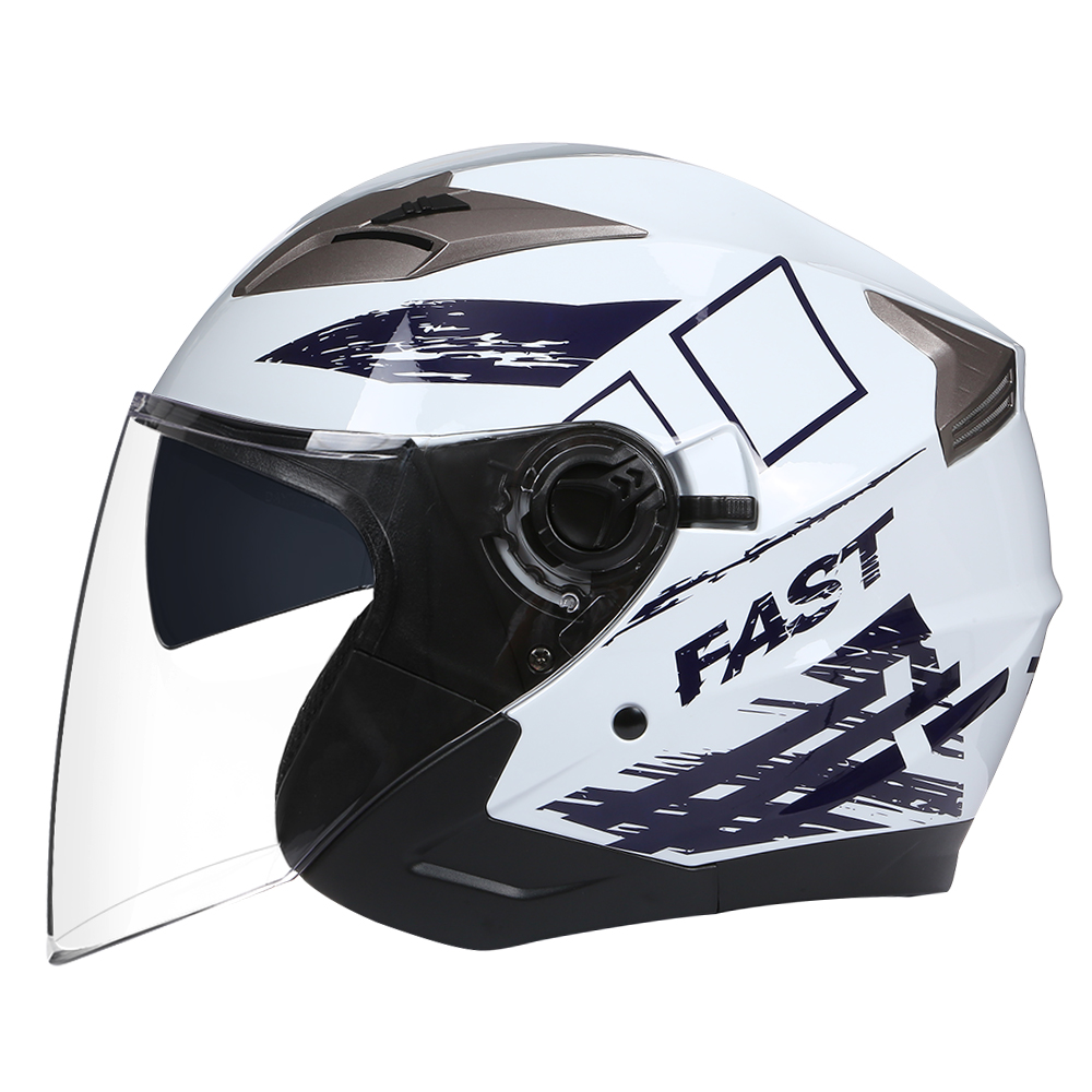 Doppel Visiere Motorrad Helm Elektrische Motorrad Fahrrad Roller – Bild 5
