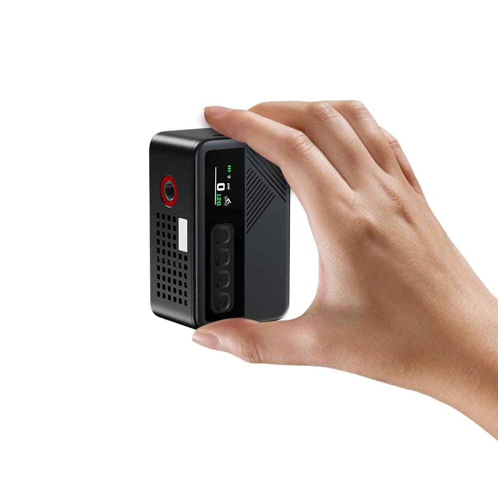 NEWO BL07 Mini-Elektroluftpumpe für Fahrradreifen, 120 PSI mit Auto-Stopp-Funktion und LCD-Anzeige, tragbare