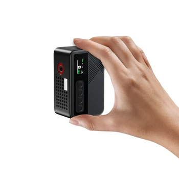 NEWO BL07 Mini-Elektroluftpumpe für Fahrradreifen, 120 PSI mit Auto-Stopp-Funktion und LCD-Anzeige, tragbare