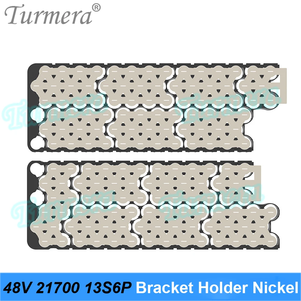 Turmera 48V 52V 60V 21700 E-Bike Batterie halter mit Nickel 13 s6p 13 s7p 13 s8p 14 s6p 14 s7p 16 s6p