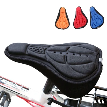 Mountainbike 3D Sattel Abdeckung Dicke Atmungsaktive Super Weiche Fahrrad Sitzkissen Silikon Schwamm Gel
