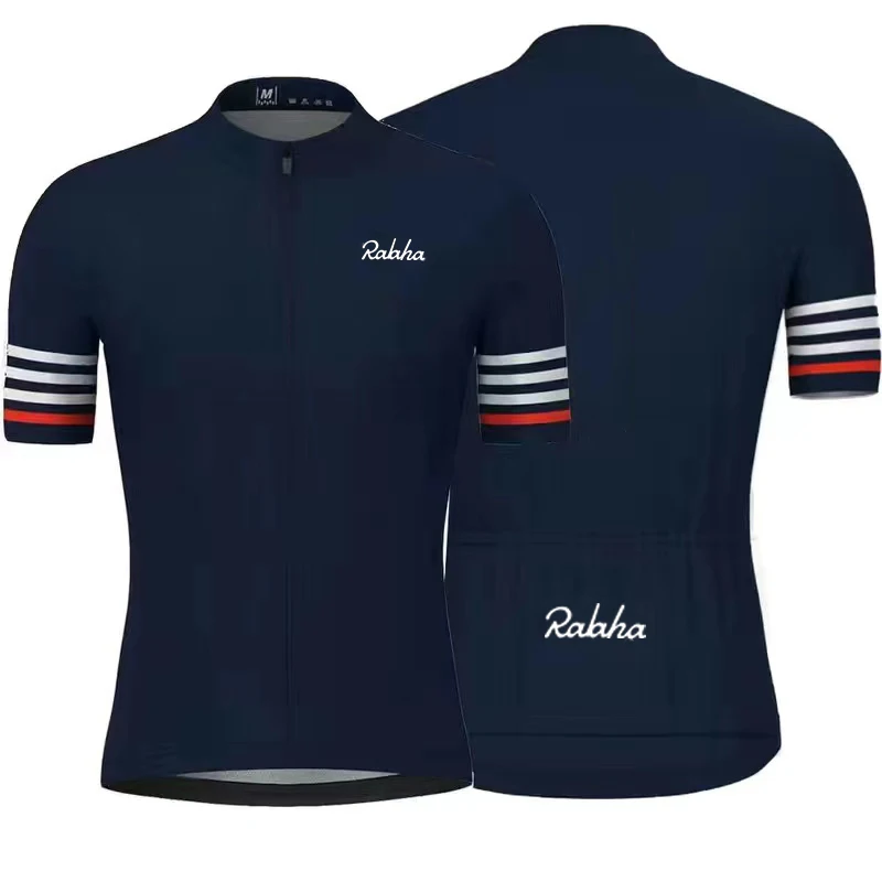 Top-Shirt für Radfahrer, Fahrradbekleidung, Herren-Sommer-Kurzarm-Radtrikot, 4 Farben, atmungsaktiv