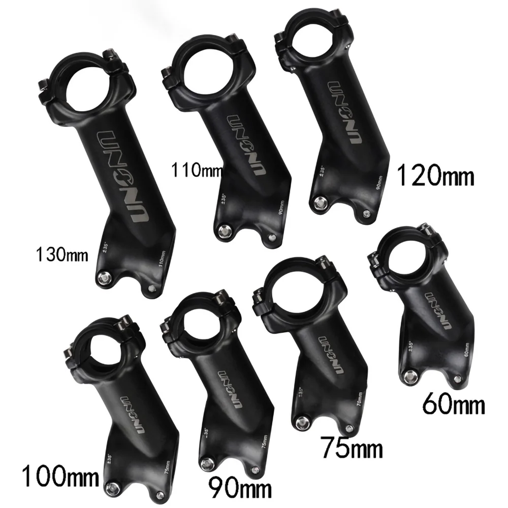 UNO MTB Fahrrad Vorbau Riser Aluminiumlegierung Fahrradlenker Vorbau 35 Grad für 25,4/31,8 mm