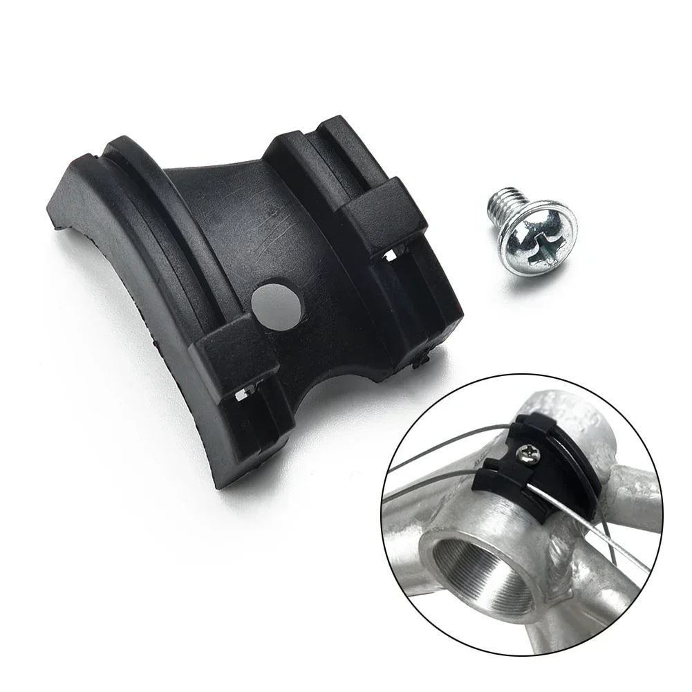Rennrad Fahrrad Rahmen Tretlager Kabel Guide Kunststoff 40mm x 30mm Mit Schraube Schwarz Fahrrad Radfahren