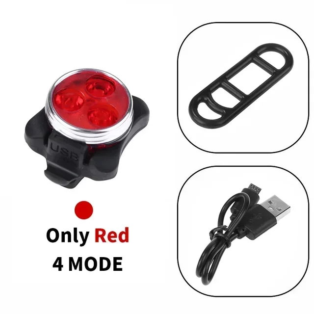 USB Lade Fahrrad Licht Set LED Kopf Vordere Lampe Hinten Rücklicht Wasserdichte Super Helle Radfahren Laterne