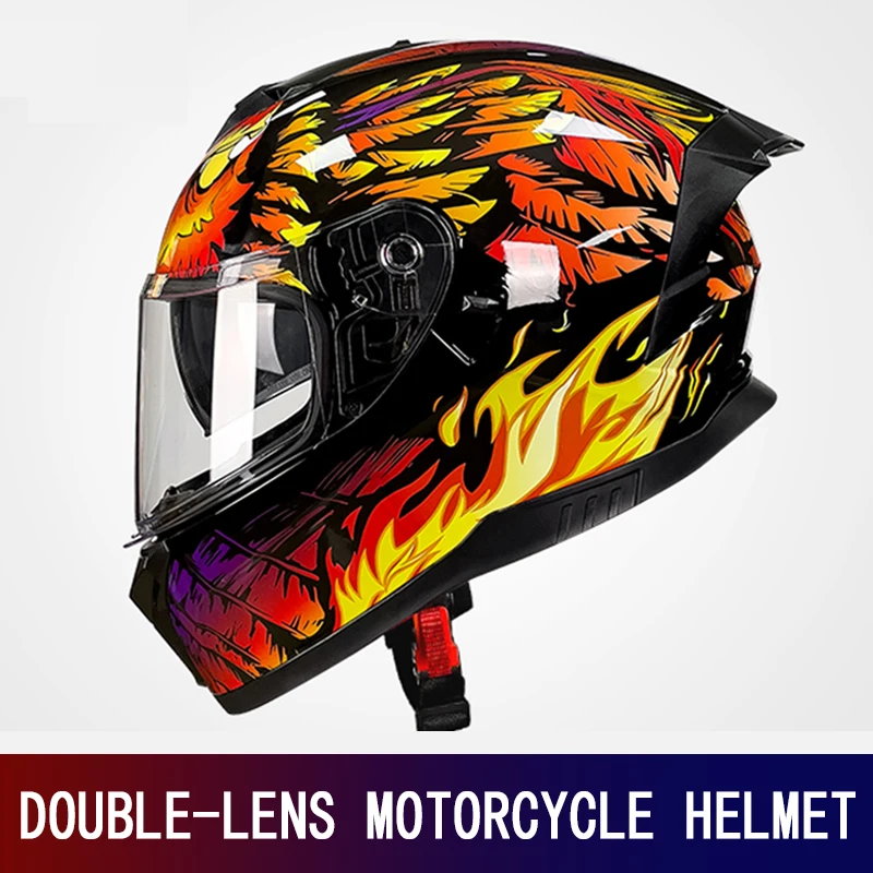 Motorradhelm für Herren, Integralhelm für Damen – Bild 5