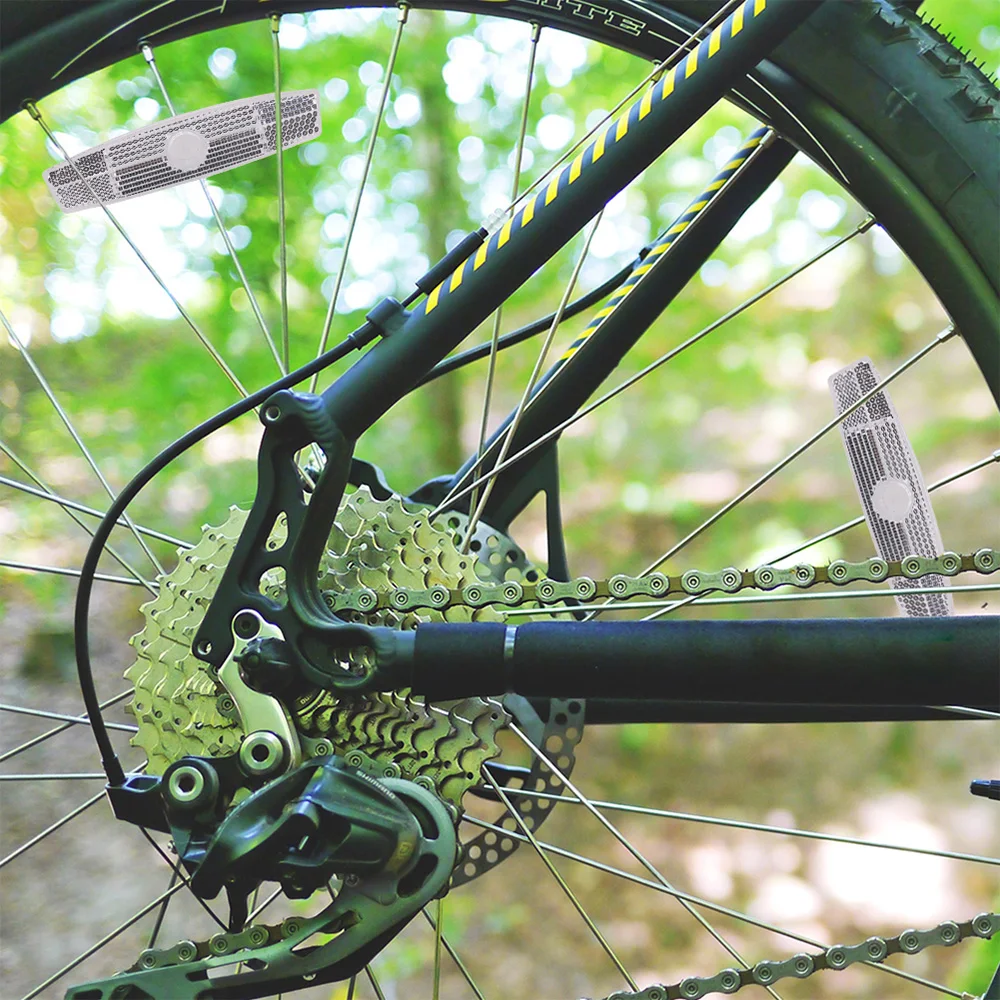 Fahrrad Speichen Reflektor Fahrrad Rad Reflektierende Streifen Clip – Image 5