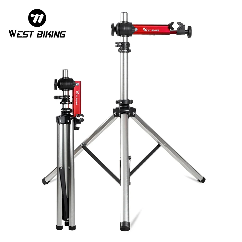 WEST BIKING Professioneller Fahrradreparaturständer MTB Rennrad Wartung Einstellbare Reparaturwerkzeuge