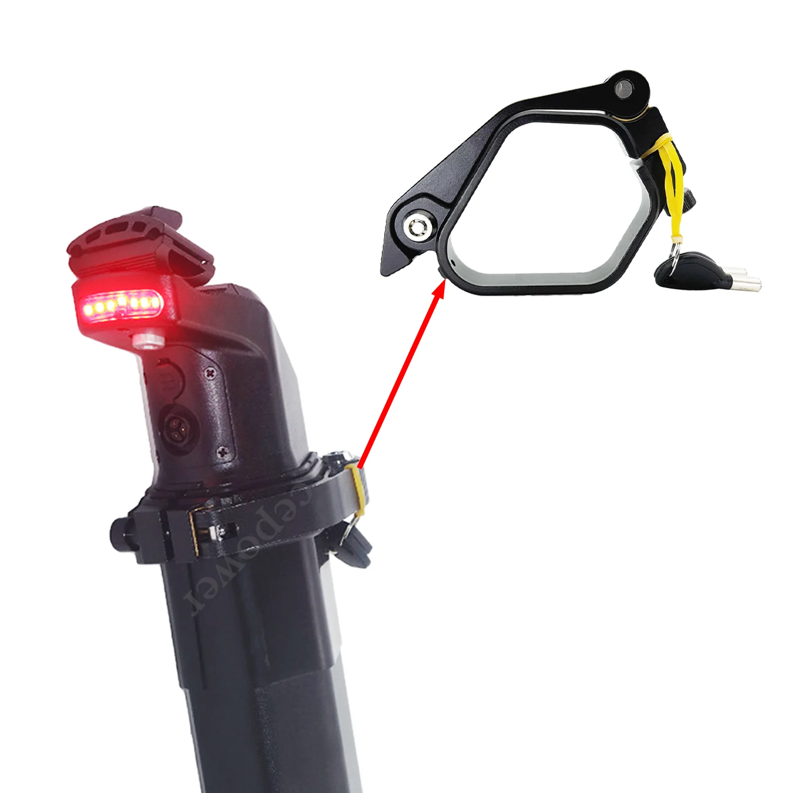 Engwe X20/X24/X26 E-Bike-Akku-Zubehör für Engwe X20 X24 X26 Sitzakku – Bild 3