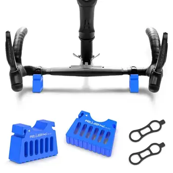 (LA) # 1 Paar Rennrad-Reparaturständer, umkehrbar, Fahrradlenker-Stütze, Fahrradparkstabilisator, Werkzeug