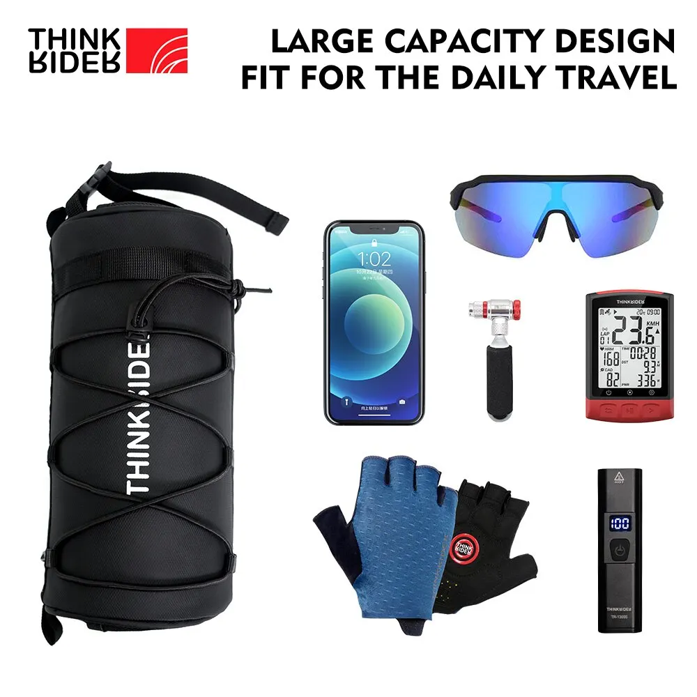 Think rider lenker tasche fahrrad taschen rahmen tasche multifunktion – Bild 4