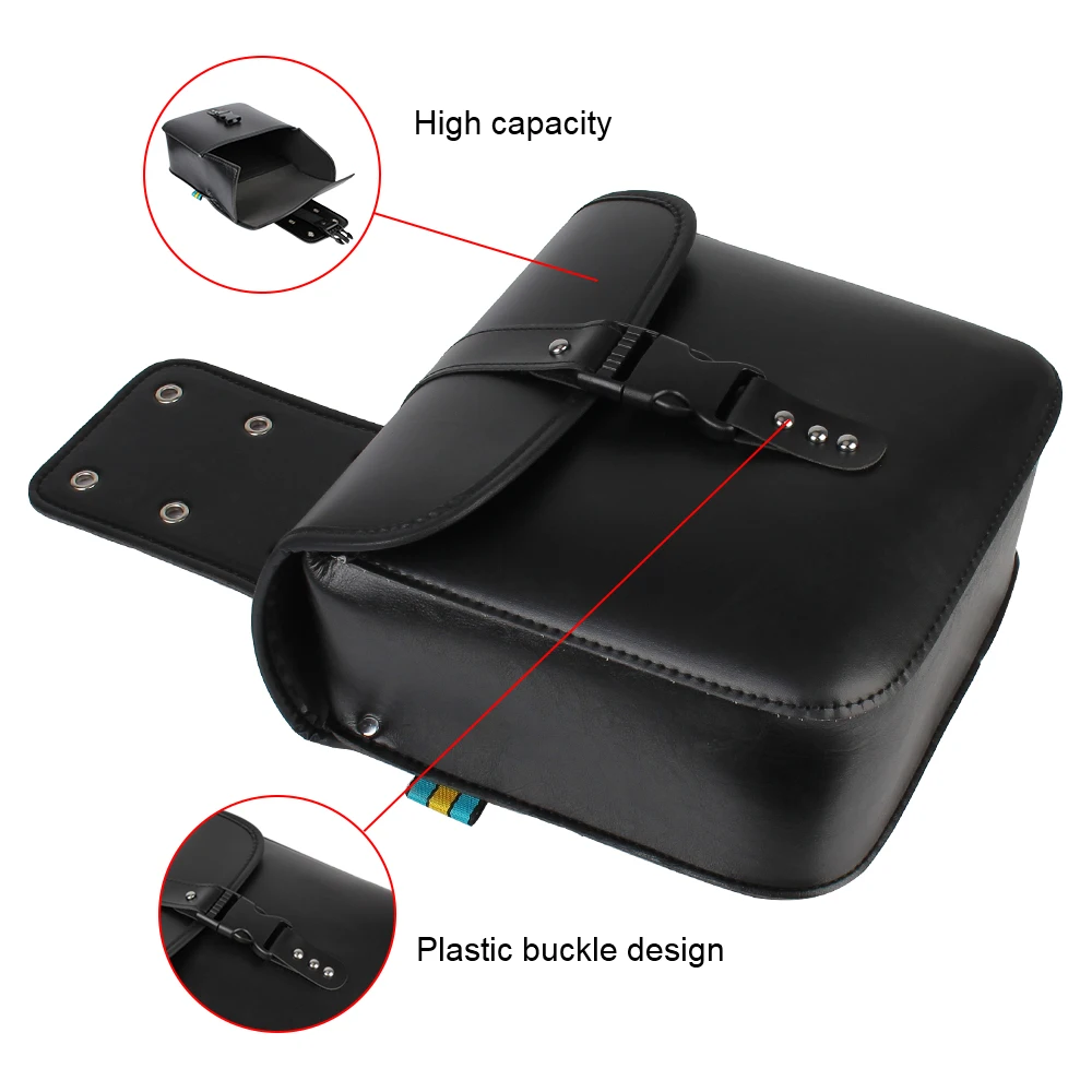 Motor Heck gepäck Koffer Motorrad Reiten Reise Tank Tasche Seiten – Bild 3