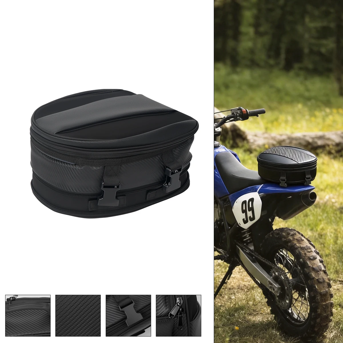 Universelle Motorrad-Hecktasche Sport-Gepäcktasche Satteltasche Hecktasche Motorrad-Seitentasche