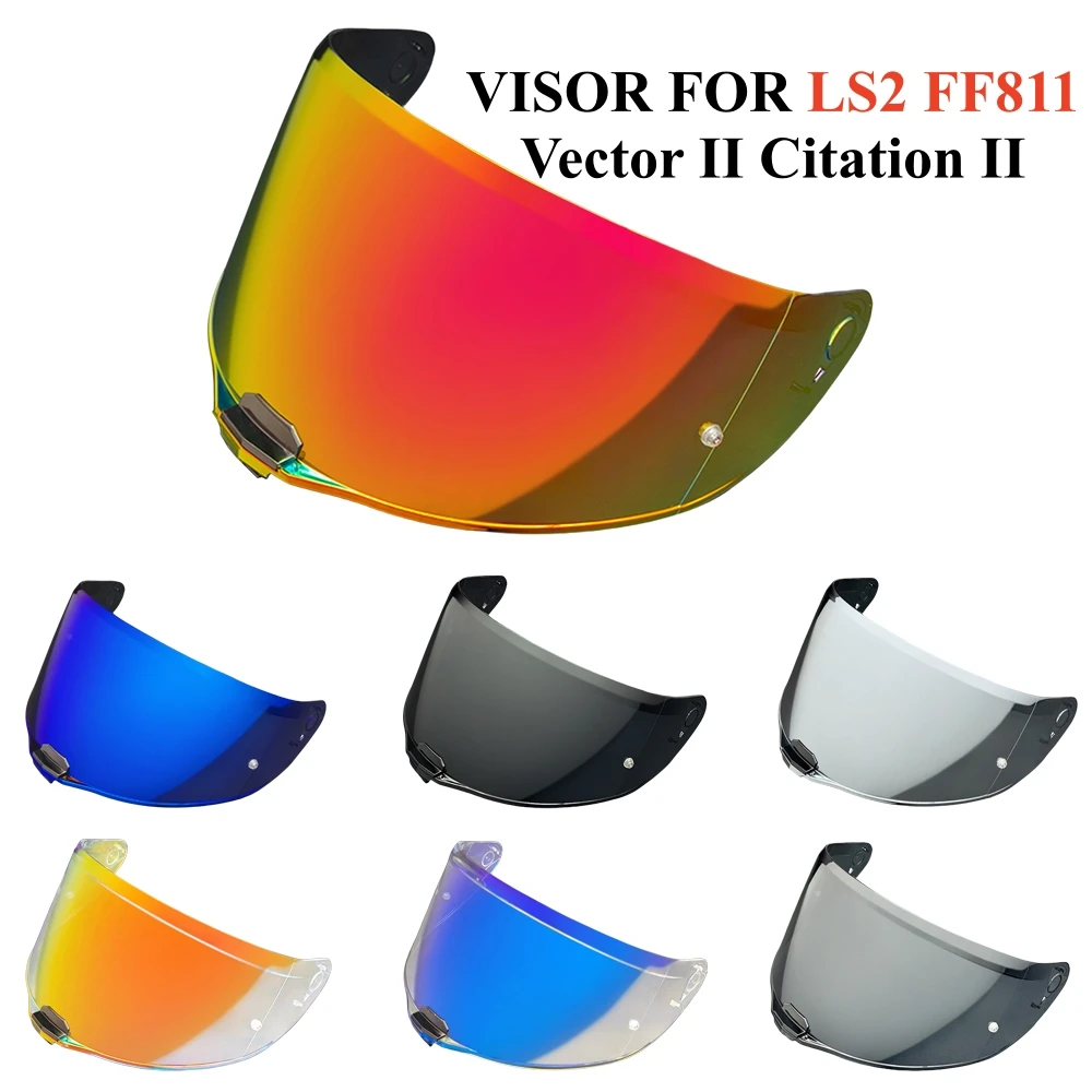 Motorradhelm-Visier für LS2 FF811 Vector II Citation II Helme, Windschutzscheibe, Schutzbrille, Visera, Casco