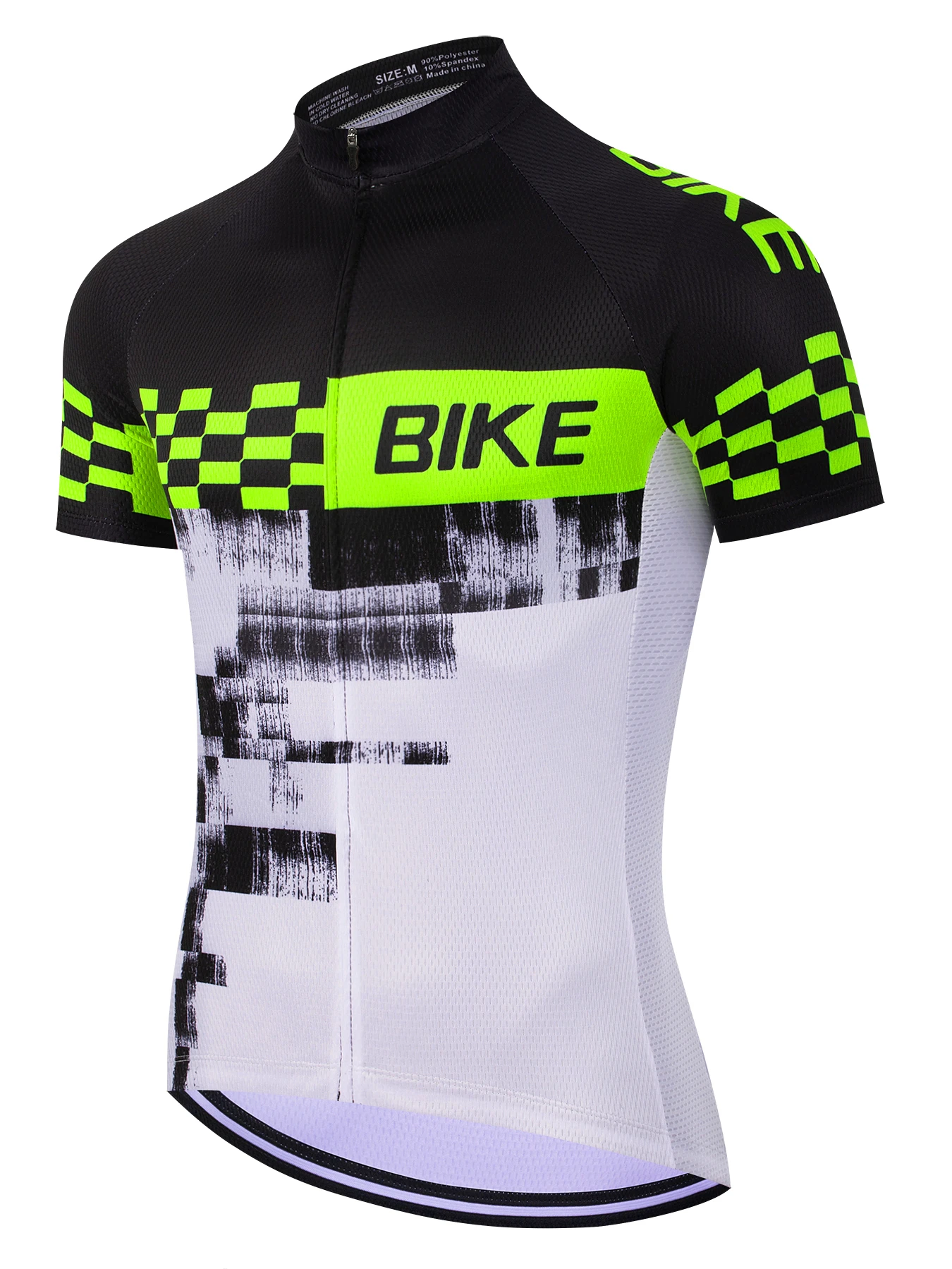 Herren Radtrikot Kurzarm Sommer Rennrad Kurzes Shirt Fahrrad-Oberteil – Immagine 5