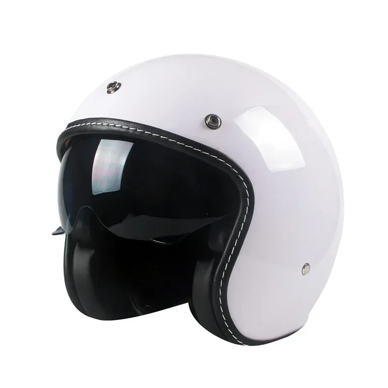 ECE DOT Neuer Casco Capacetes Motorrad Retro Vintage Motocross Helm 3/4 Open Face Roller-Helme XS L XL