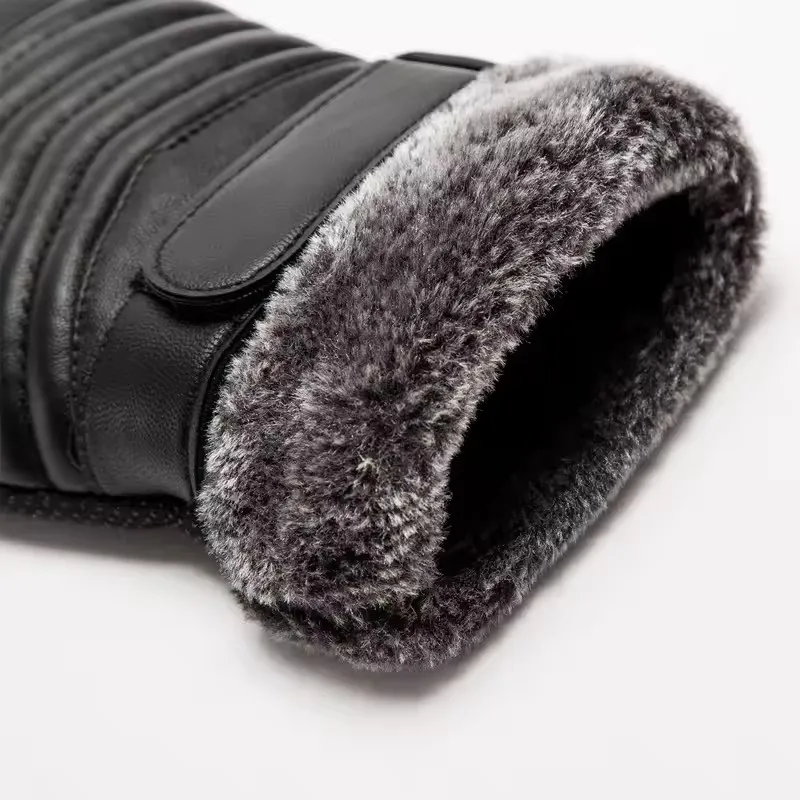 Winter-Fahrradhandschuhe für Herren, wasserdicht, Touchscreen – Bild 5