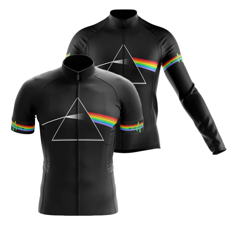 Herren-Radtrikot mit Langen/Kurzen Ärmeln, Fahrrad-Sportshirt, Ropa – Immagine 3