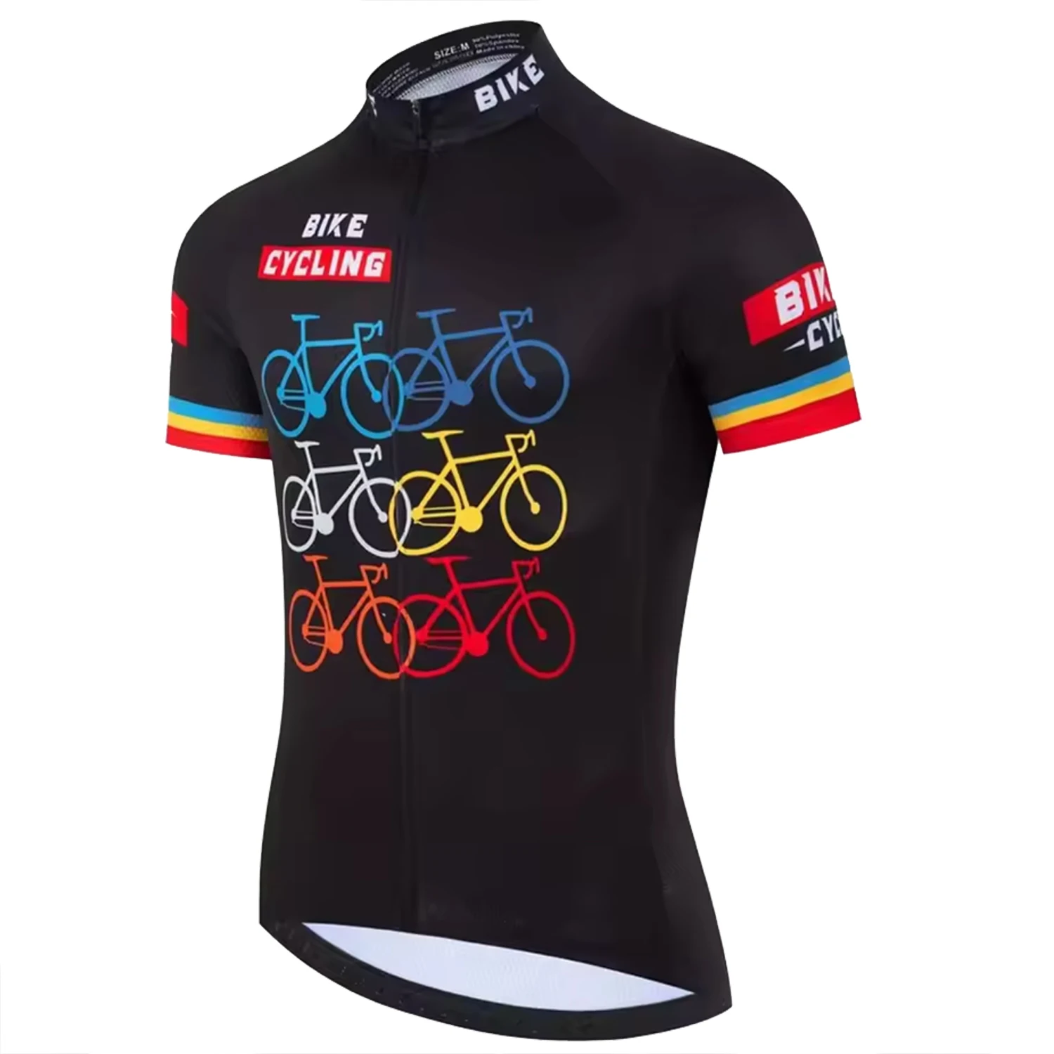Herren Kurzarm-Fahrradtrikot Sommer-Radsport MTB Bike T-Shirt Outdoor-Radtrikot Fahrradbekleidung