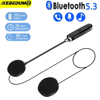 Motorrad Helm Headset Bluetooth 5,3 Drahtlose Freisprecheinrichtung Stereo für Fahrer Reiten MP3 Musik Player