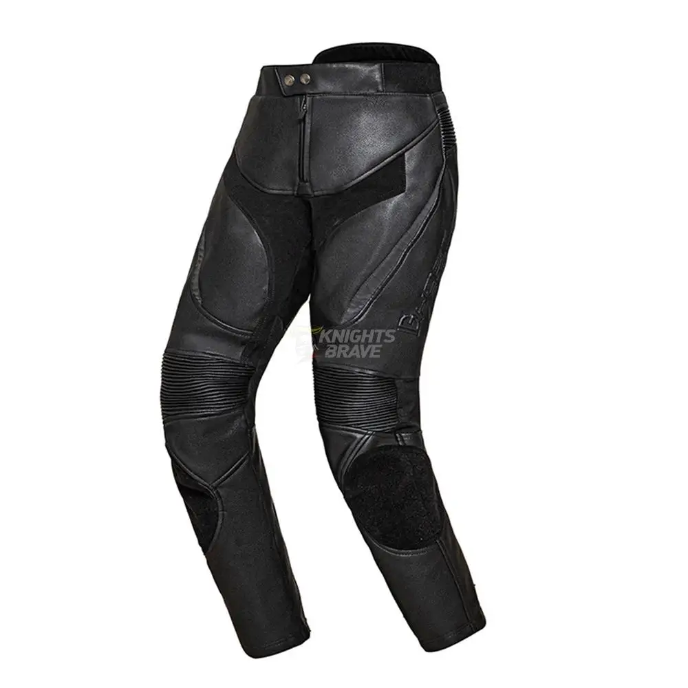 Motorrad hose Pu Leder Pantalon Moto Männer Pantalon Motocross schwarz Pantalon Moto Para Hombre CE Protector