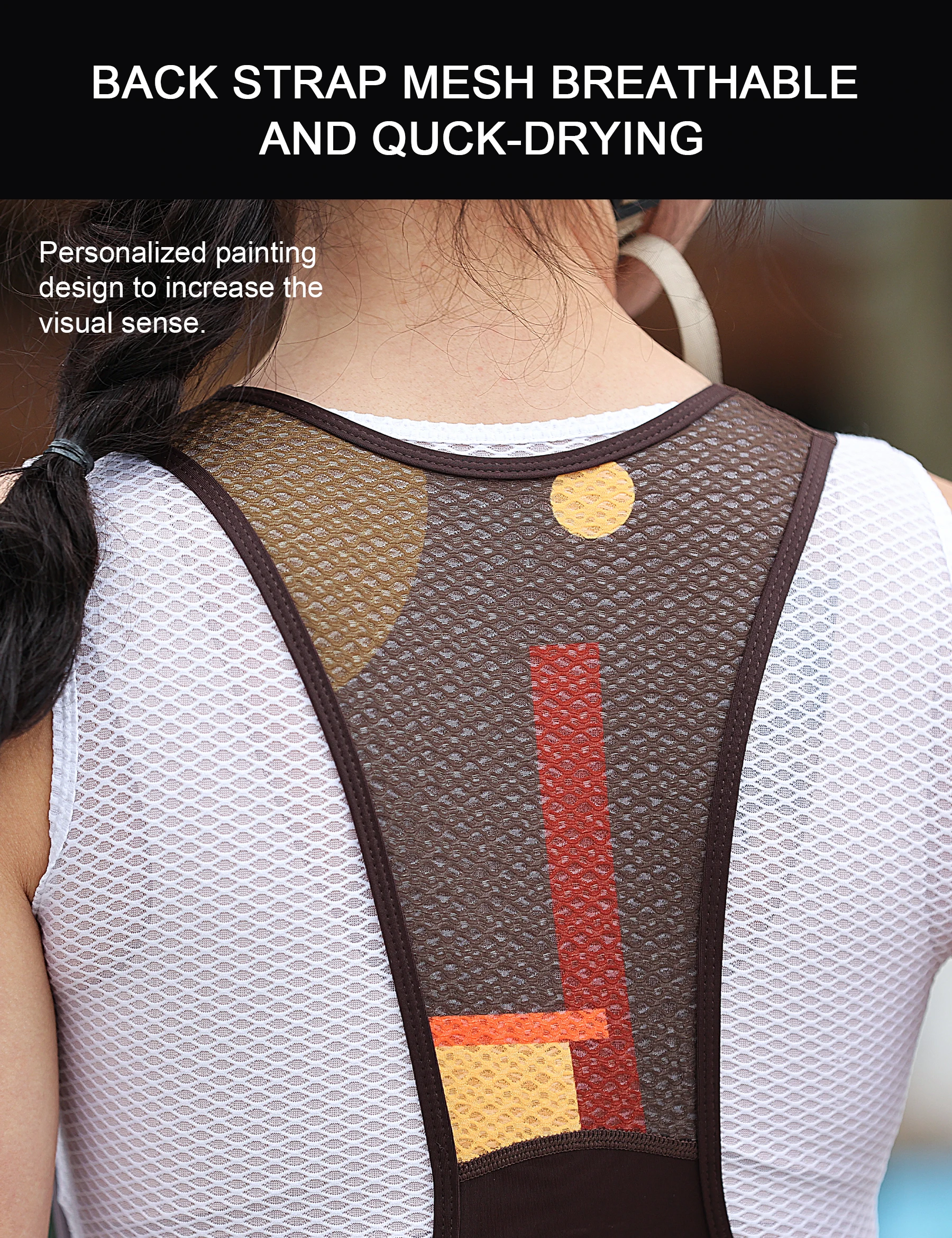 INBIKE Neue Sommer Radfahren Träger Frauen Gepolsterte Bike Shorts – Immagine 4