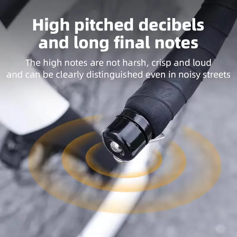 Fahrradklingel Autobahn Fahrradlenker Blockierte Glocke Gebogener – Immagine 5