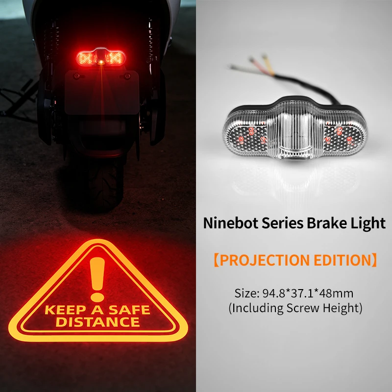12V Motorrad Warnprojektions-LED Rücklicht Bremslicht Blinker Stopplicht Universal für Motorräder