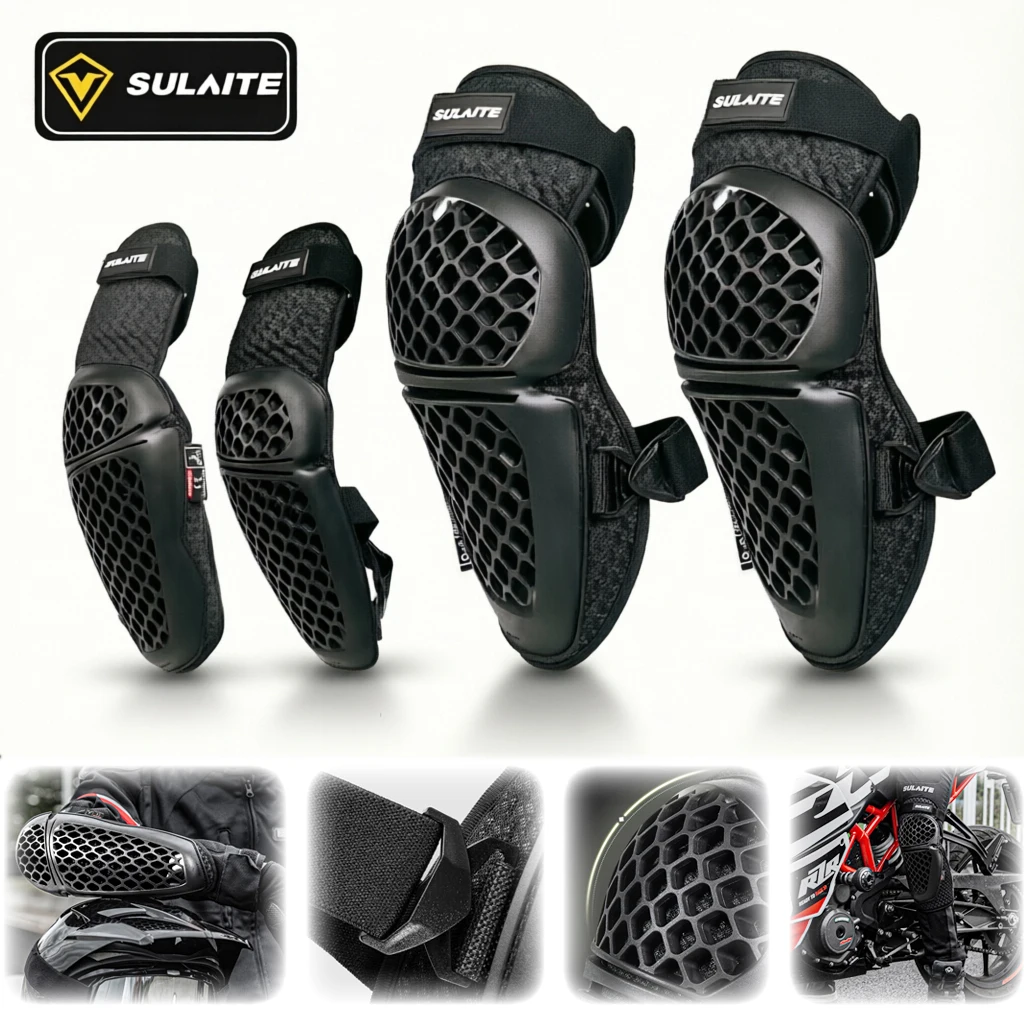 Motorrad Knieschützer Motocross Knieorthese Mesh Motorrad Ellenbogenschutz Sport Knieschützer Kreuzschutz