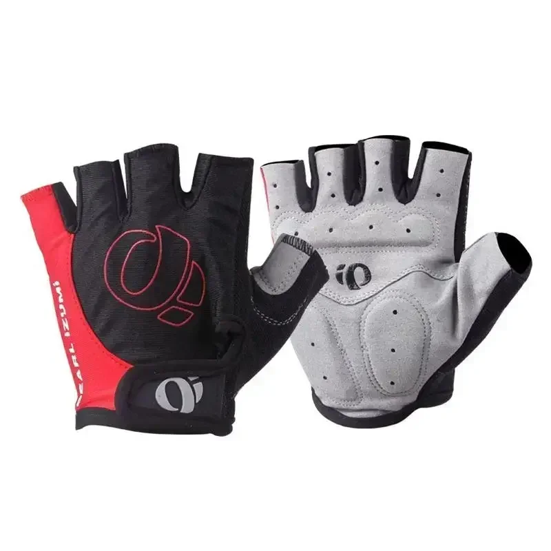 Radfahren Handschuhe Halb Finger Gel Anti-Slip Anti-Schweiß Rennrad – Bild 5