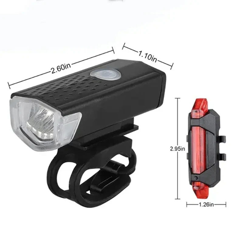Fahrrad Lichter Set LED Vorne und Hinten Lichter USB Aufladbare – Bild 3