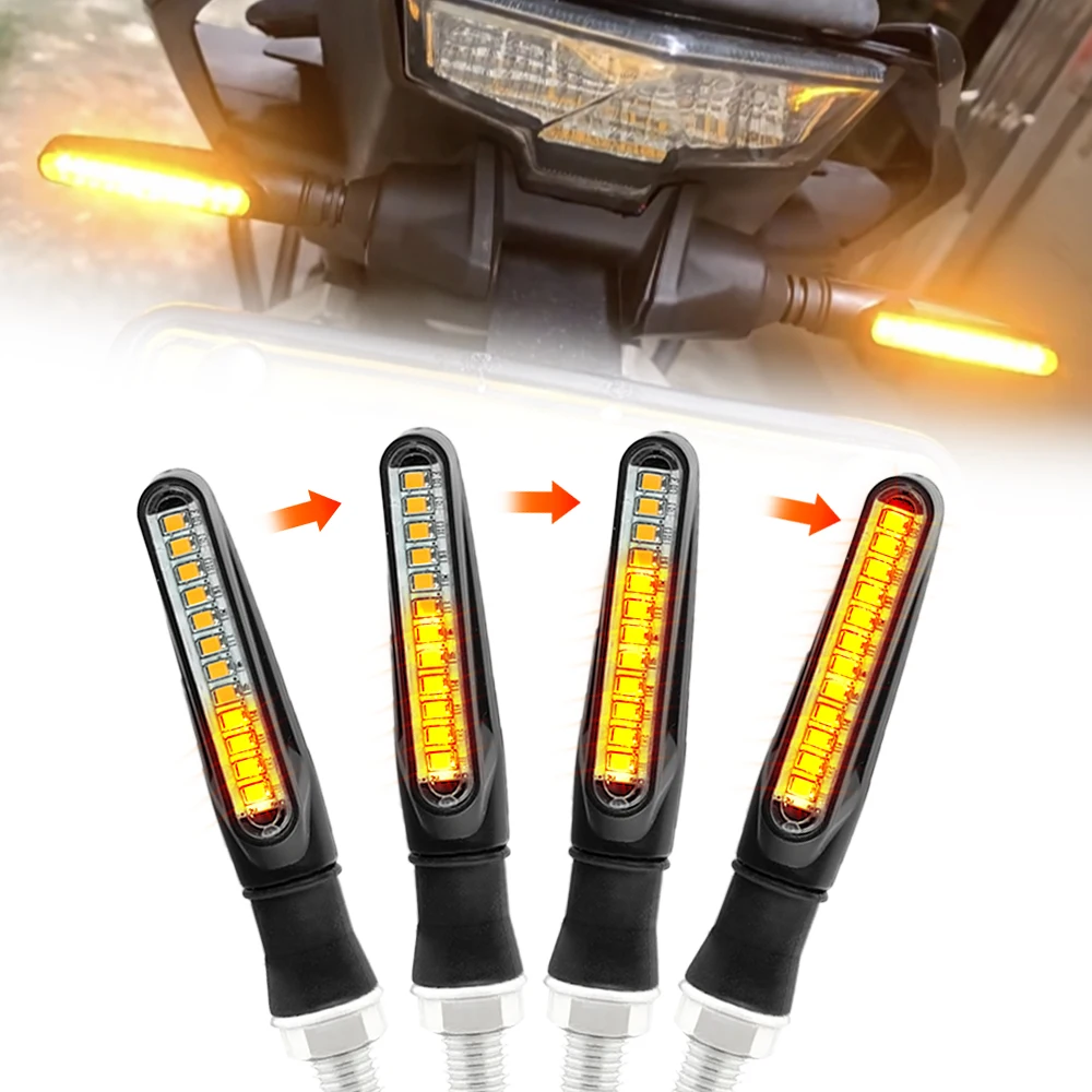 Motorrad LED Blinker Richtungs anzeigen blinken hinten Heck bremse Blinklicht Stopps ignal Licht Motorrad Drl